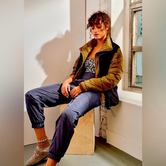 NWT Free People The Way Home Joggers ~ Deep Sea ~ Medium - Picture 2 of 8